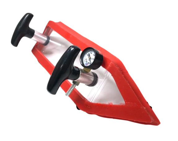 Рамка вакуумная угловая (внутренний угол) с вакуумметром (80х380 мм) 1