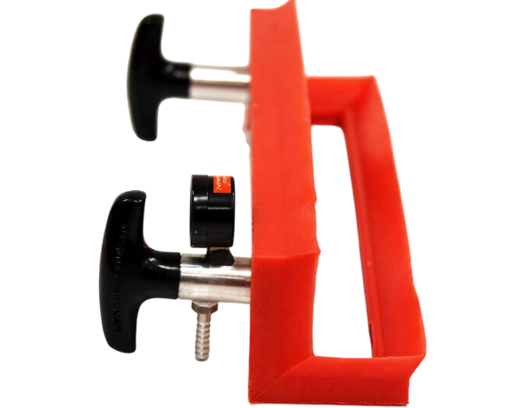 Рамка вакуумная угловая (внешний угол) с вакуумметром (65х65х400 мм) 1