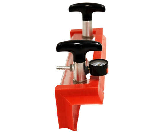 Рамка вакуумная угловая (внешний угол) с вакуумметром (65х65х400 мм) 2