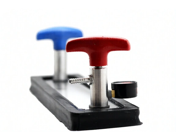 Рамка вакуумная плоская с вакуумметром и ручками-клапанами (73х340 мм) 3