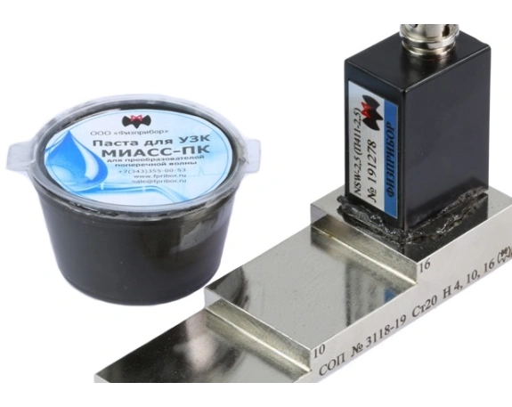Паста для ввода поперечных волн в изделия МИАСС-ПК 3