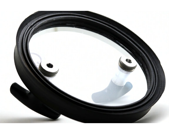 Рамка вакуумная плоская круглая с вакуумметром 4