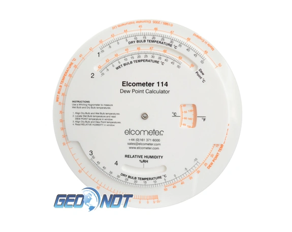 Калькулятор точки росы Elcometer 114 1