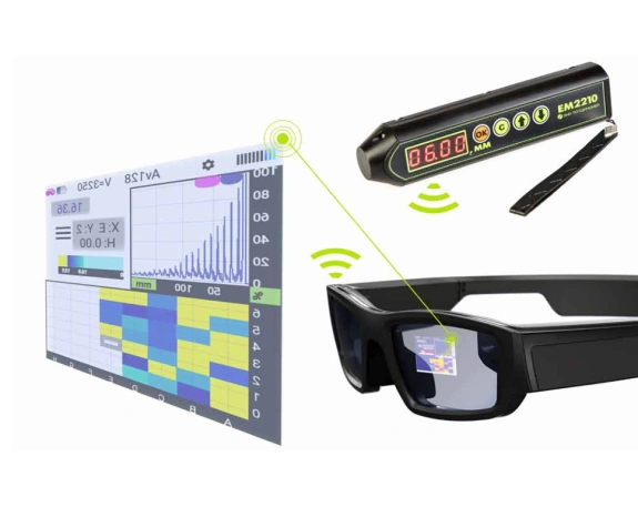 Мини ЭМА толщиномер EM2210 5