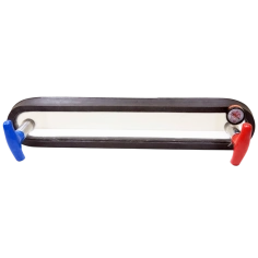 Рамка вакуумная плоская с вакуумметром и ручками-клапанами