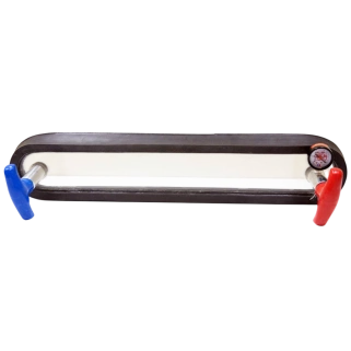 Рамка вакуумная плоская с вакуумметром и ручками-клапанами