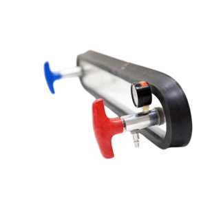 Рамка вакуумная плоская с вакуумметром и ручками-клапанами