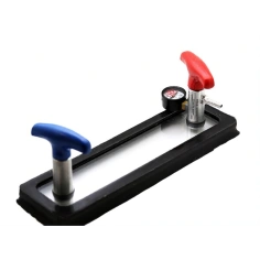 Рамка вакуумная плоская с вакуумметром и ручками-клапанами (73х340 мм)