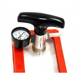 Рамка вакуумная плоская с вакуумметром (73х340 мм)