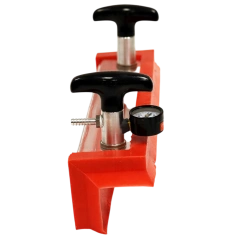 Рамка вакуумная угловая (внешний угол) с вакуумметром (65х65х400 мм)