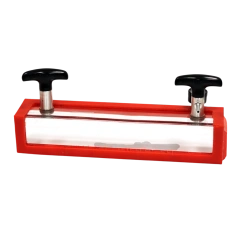 Рамка вакуумная угловая (внешний угол) с вакуумметром (65х65х400 мм)