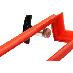 Рамка вакуумная угловая (внешний угол) с вакуумметром (65х65х400 мм)