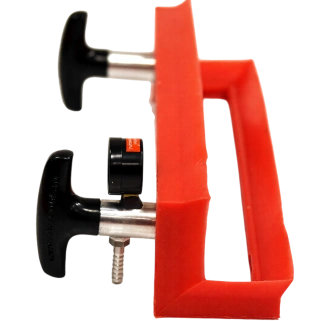 Рамка вакуумная угловая (внешний угол) с вакуумметром (65х65х400 мм)