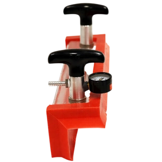 Рамка вакуумная угловая (внешний угол) с вакуумметром (65х65х400 мм)