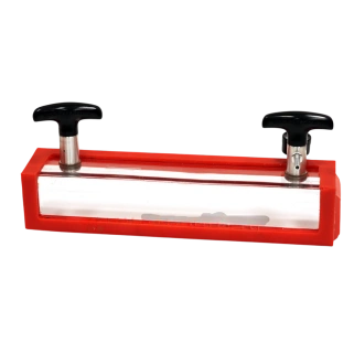 Рамка вакуумная угловая (внешний угол) с вакуумметром (65х65х400 мм)