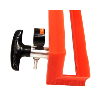 Рамка вакуумная угловая (внешний угол) с вакуумметром (65х65х400 мм)