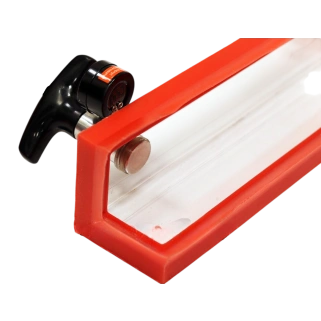 Рамка вакуумная угловая (внешний угол) с вакуумметром (65х65х400 мм)