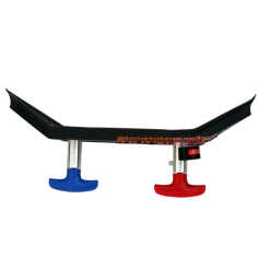 Рамка вакуумная угловая (внутренний угол) с вакуумметром и ручками-клапанами (80х380 мм)