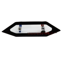 Рамка вакуумная угловая (внутренний угол) с вакуумметром и ручками-клапанами (80х380 мм)