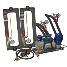 Установка для контроля герметичности конструкций вакуумно-пузырьковым способом УКГВПС с подсветкой (в компл с рамками для стыковых, угловых и нахлесточный швов)
