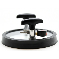 Рамка вакуумная плоская круглая с вакуумметром