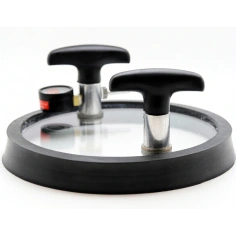 Рамка вакуумная плоская круглая с вакуумметром